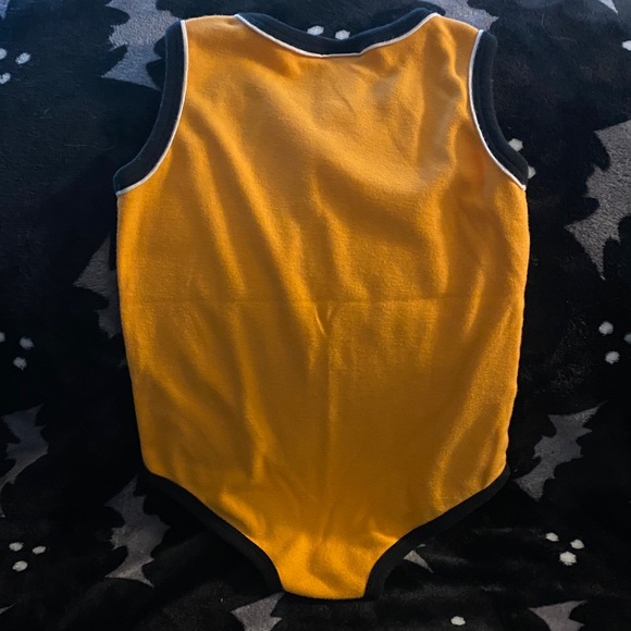 Harley-Davidson Yellow and Black Kids Bodysuit - Picture 2 of 3